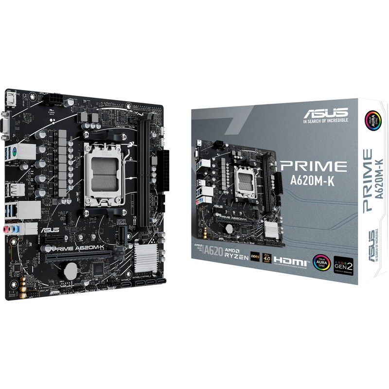 Carte mère ASUS PRIME A620M-K micro ATX Socket AM5 Chipset AMD A620