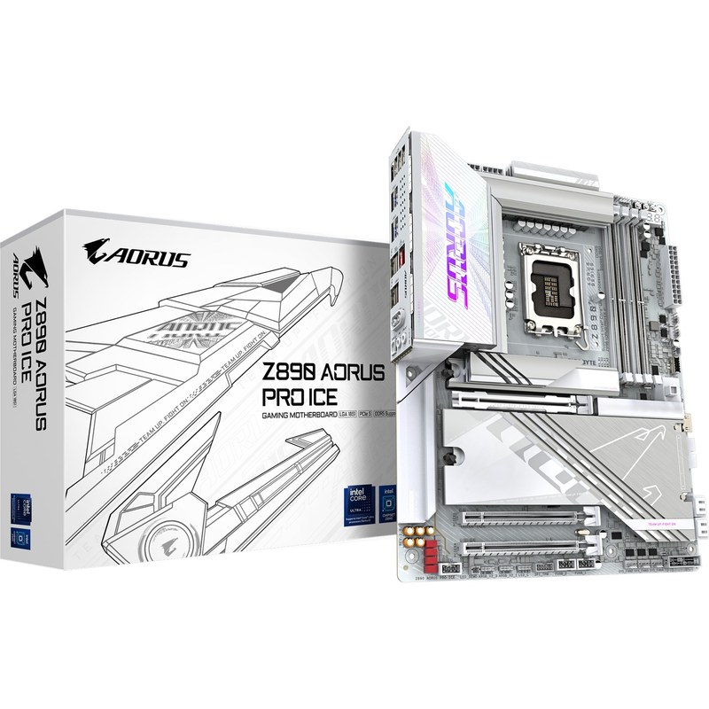 Carte mère Gigabyte AORUS Z890 PRO ICE ATX Socket LGA1851 Chipset Z890
