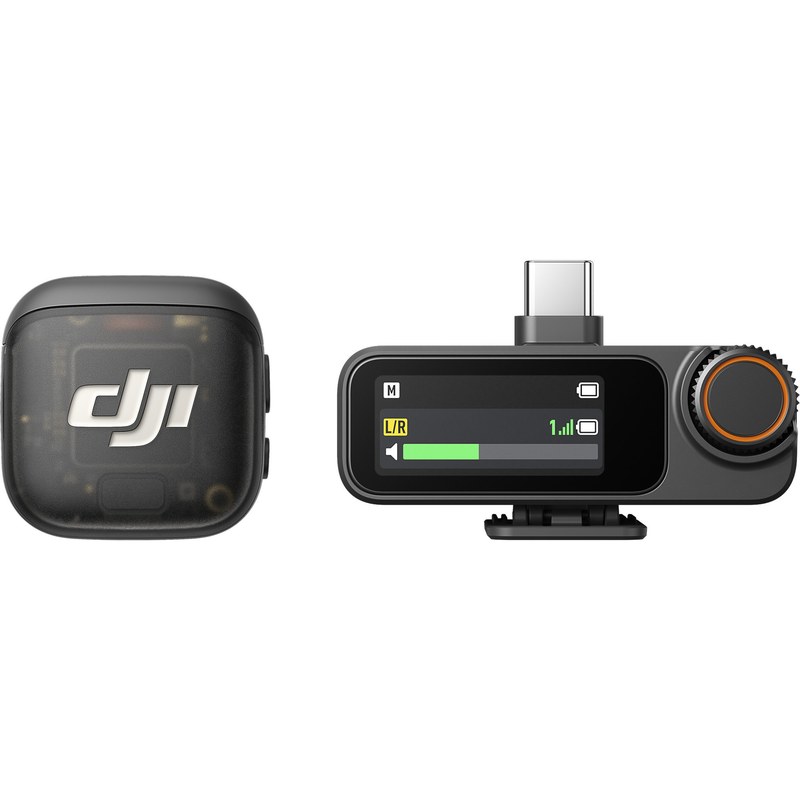 Mini microphone sans fil Dji Mic 3 Noir 1 TX + 1 RX