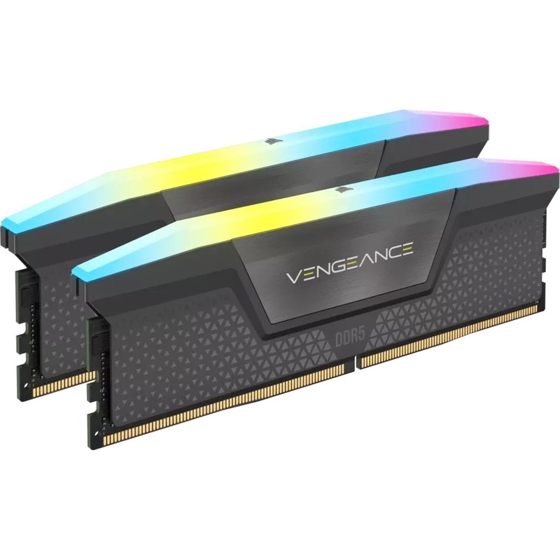 Barrette mémoire RAM Corsair VENGEANCE RGB 32 Go (Kit de 2 x 16 Go) DDR5 6000 MHz CL36