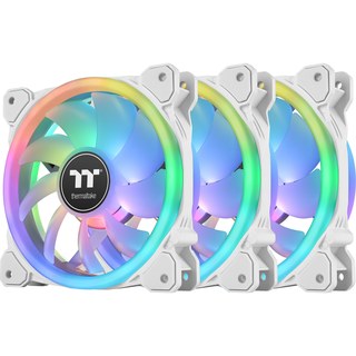 Thermaltake Ventilateur Radiateur SWAFAN 14 RGB TT Premium Edition Blanc (Pack de 3 ventilateurs)