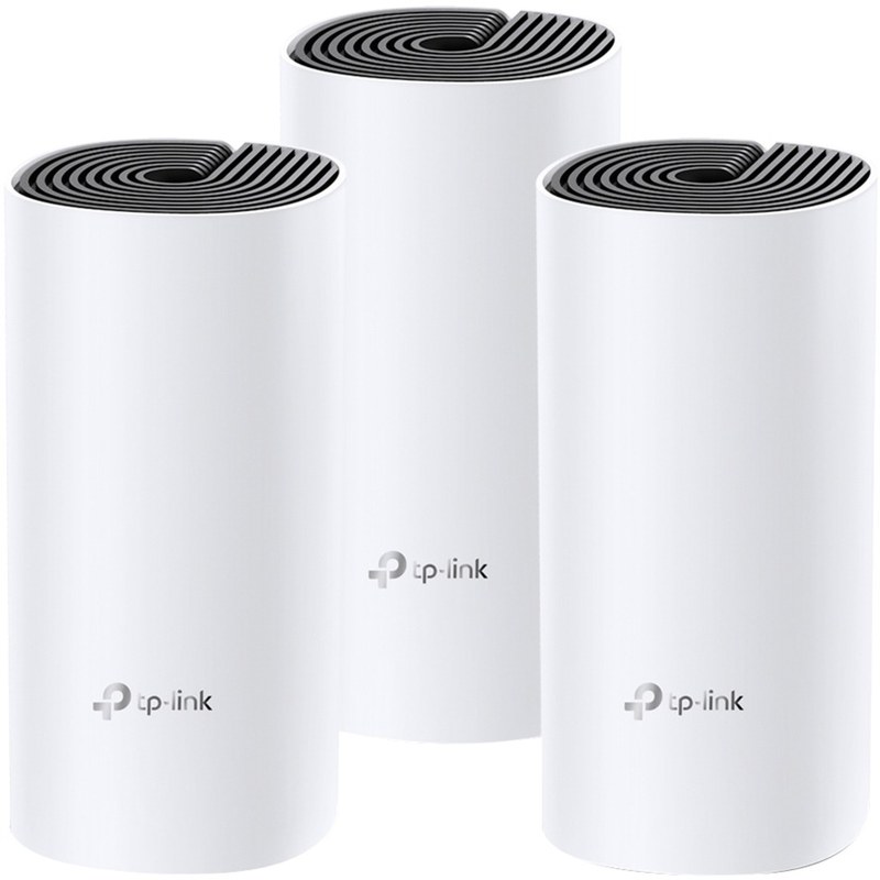 TP-Link Deco M4(3-pack) Bi-bande (2,4 GHz / 5 GHz) Wi-Fi 5 (802.11AC) Blanc 2 Interne, Routeur maillé