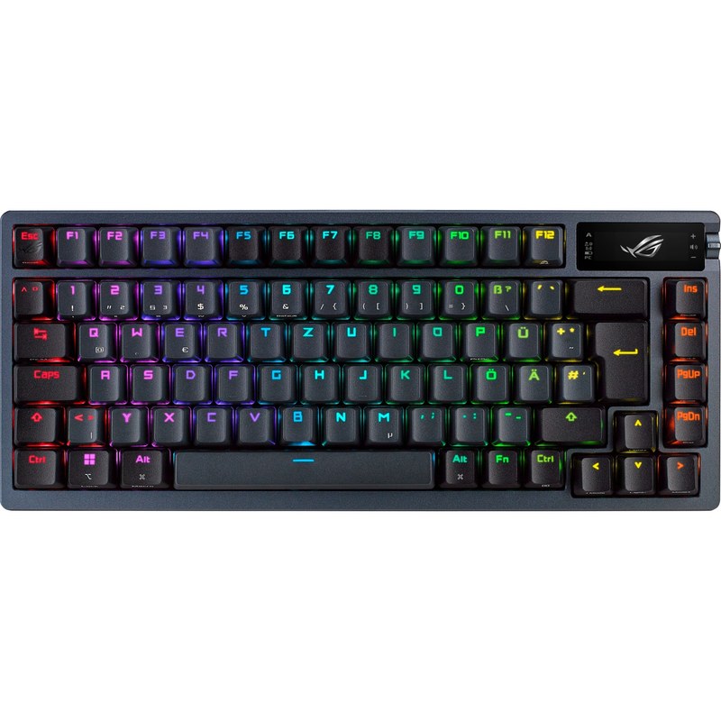 ASUS ROG Azoth clavier Gaming USB + RF Wireless + Bluetooth QWERTY Noir