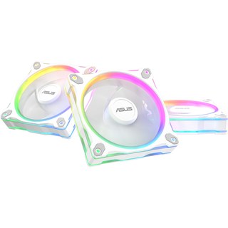 ASUS Prime MR120 Fan ARGB White 3IN1 Boitier PC Ventilateur 12 cm Blanc ventilateurs de boîtier
