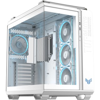ASUS TUF GAMING GT502 Horizon TG ARGB White Midi Tower Blanc, boîtier pc