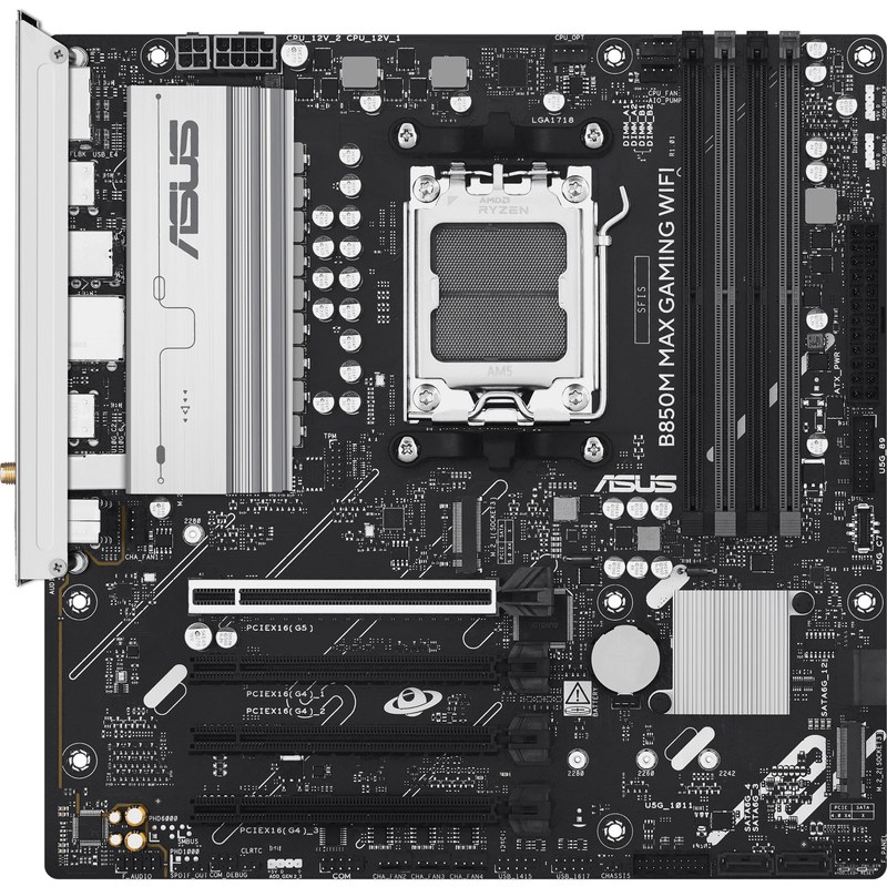 ASUS B850M MAX GAMING Wi-Fi carte mère socket AM5
