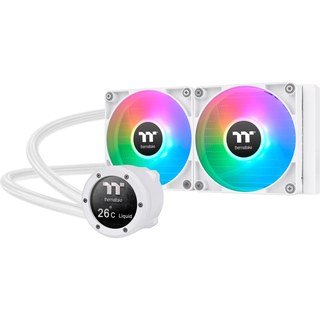 Thermaltake Refroidisseur liquide AIO TH240 V2 Ultra ARGB Sync Snow Edition, Watercooling