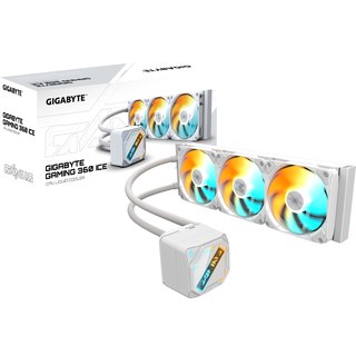 Gigabyte GAMING 360 ICE Refroidisseur Liquide pour CPU - 3X120 mm Ventilateurs ARGB, Mécanisme