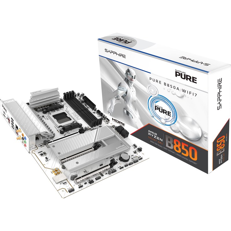 PURE B850A Wi-Fi 7 carte mère socket AM5