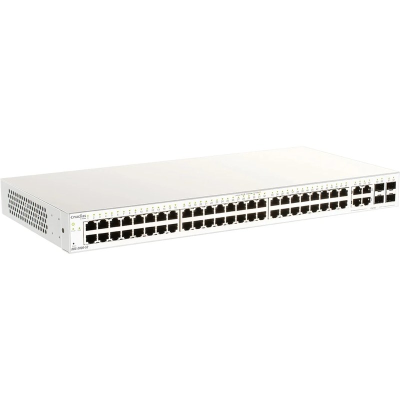 D-Link DBS-2000-52 commutateur réseau Géré L2 Gigabit Ethernet (10/100/1000) Gris, Switch