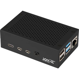 JOY-IT Boîtier Aluminium pour Raspberry Pi 4 B