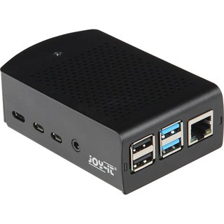 JOY-IT Boîtier Aluminium pour Raspberry Pi 4 B