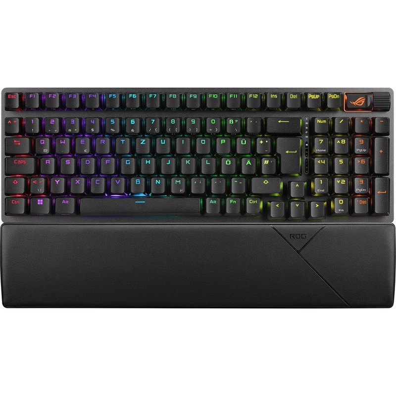 ASUS ROG Strix Scope II 96 Wireless clavier Gaming USB + RF Wireless + Bluetooth QWERTZ Allemand Noir