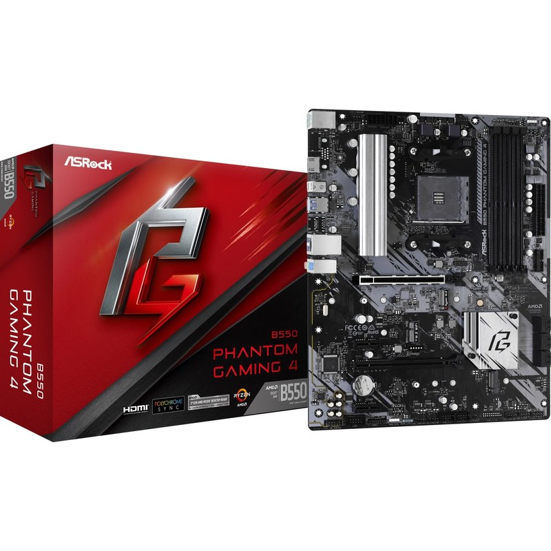 ASRock B550 Phantom Gaming 4 carte mère socket AM4