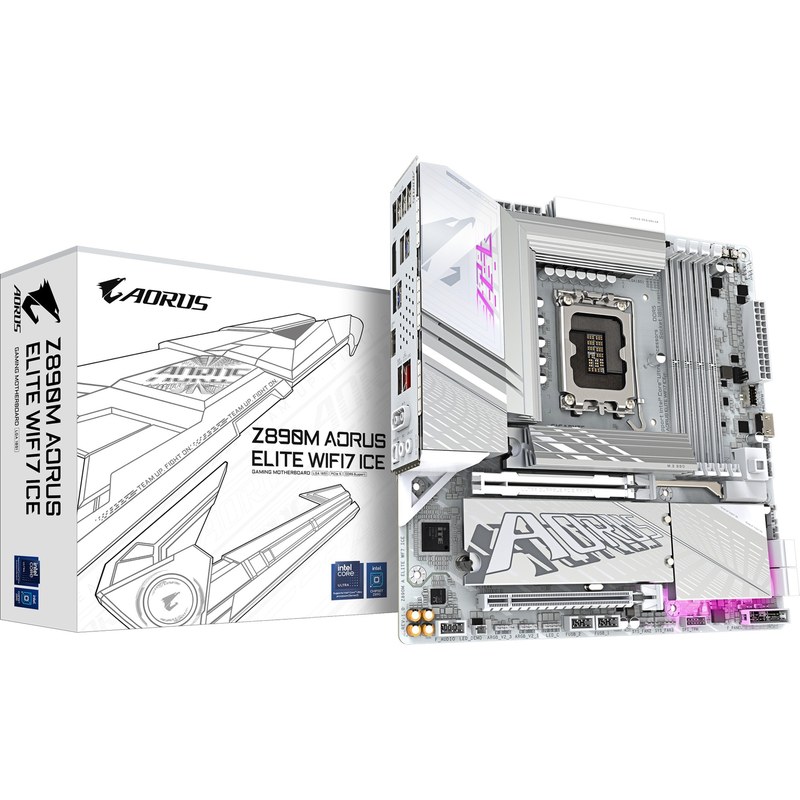 Gigabyte Z890M AORUS ELITE WF7 ICE carte mère socket 1851