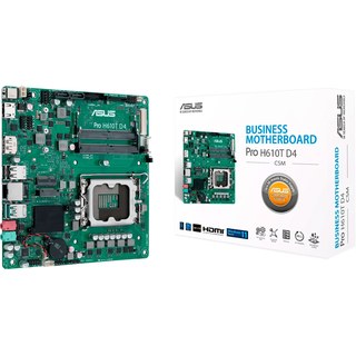 ASUS Pro H610T D4-CSM Intel H610 LGA 1700 Thin Mini ITX carte mère socket 1700