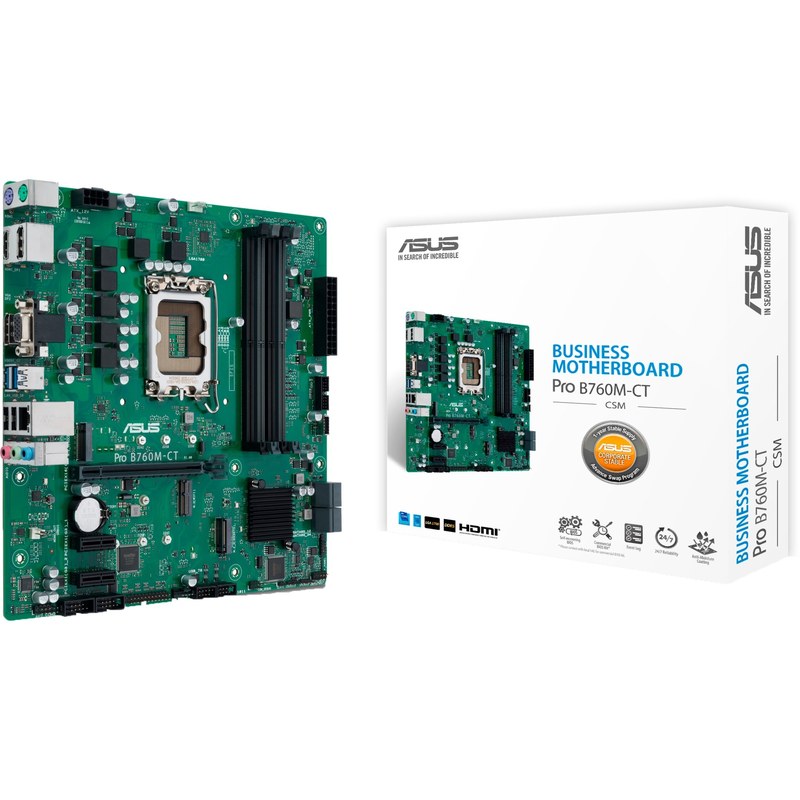 ASUS PRO B760M-CT-CSM Intel B760 LGA 1700 micro ATX carte mère socket 1700