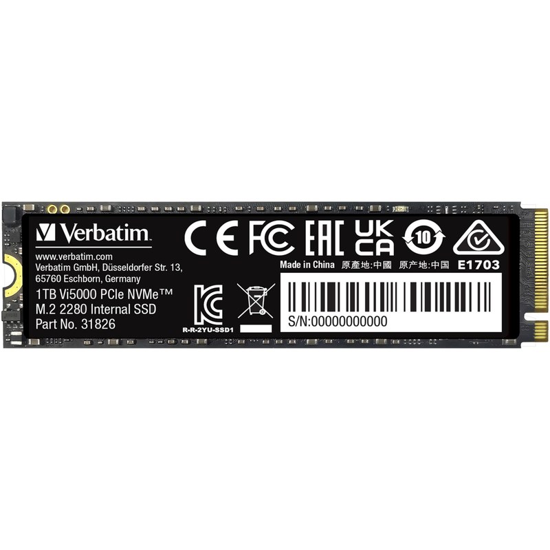 Verbatim VI5000 M 2 Pci Express Nvme 3D Nand