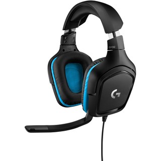 Micro-casque Gaming Logitech G432 7.1 Noir avec Son Surround 7.1