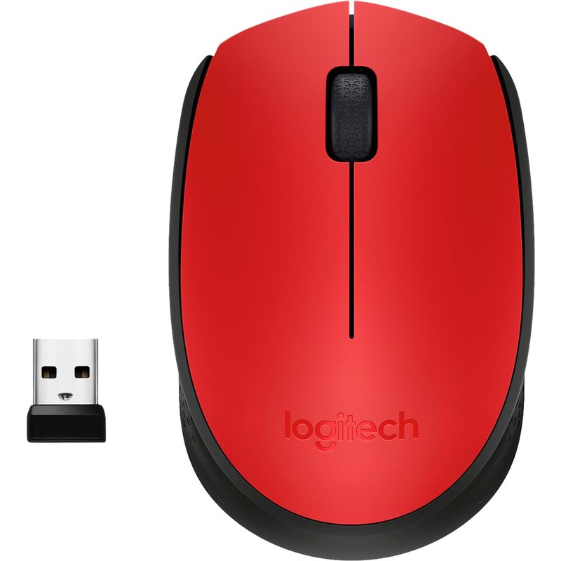 Logitech M171 Wireless Mouse (Rouge)