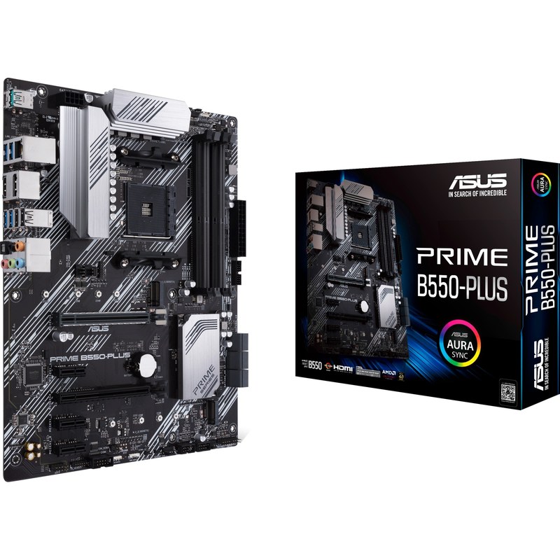 Carte mère ASUS PRIME AMD B550-PLUS ATX Socket AM4 Chipset AMD B550