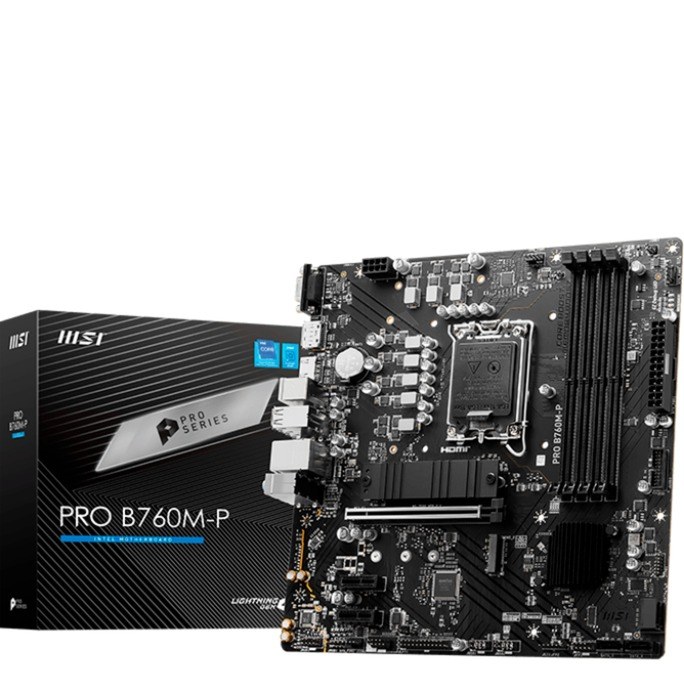 Carte mère MSI PRO B760M-P micro ATX Socket LGA1700 Chipset Intel B760