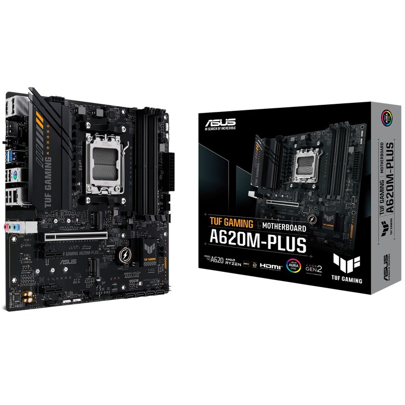 Carte mère ASUS TUF GAMING A620M-PLUS micro ATX Socket AM5 Chipset AMD A620