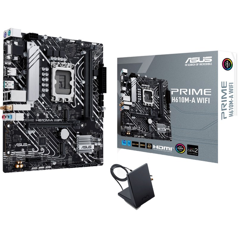 Carte mère ASUS PRIME H610M-A Wi-Fi micro ATX Socket LGA1700 Chipset Intel H610