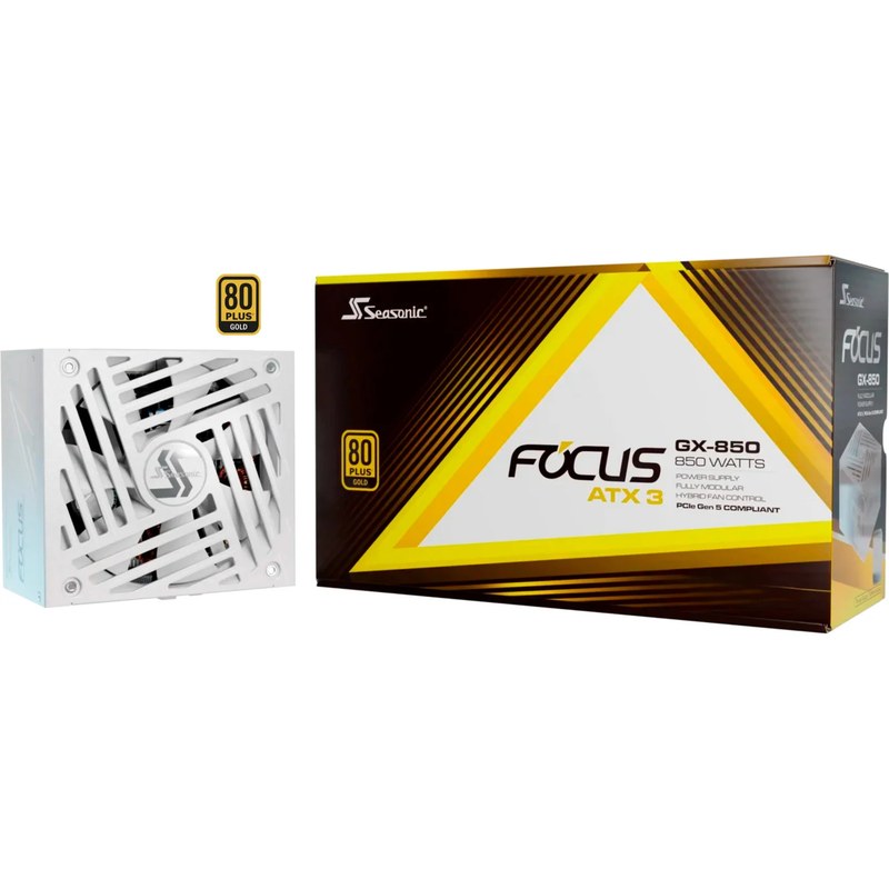 Seasonic FOCUS GX-850 ATX 3 (2024) - Blanc