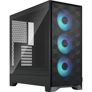 Boîtier PC gaming Fractal Design Pop 2 Air TG moyen tour noir RGB avec panneau latéral acier