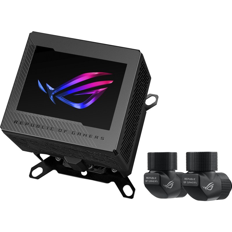 Waterblock CPU ASUS ROG RYUJIN III noir avec écran LCD couleur de 3,5"