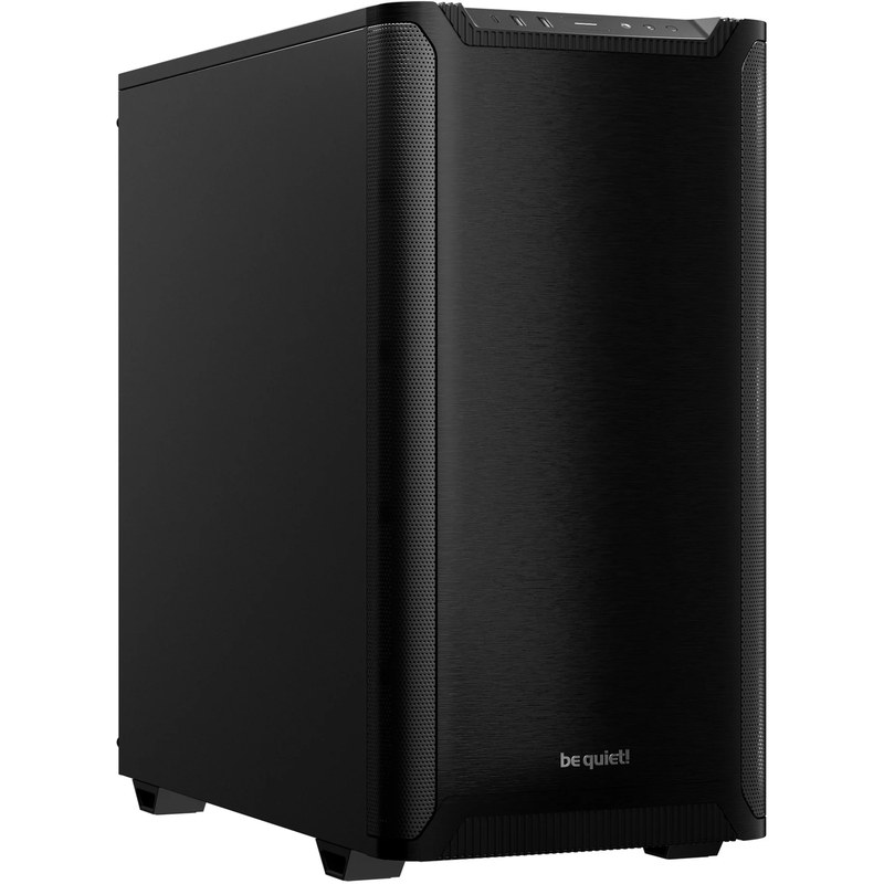 be quiet! Boîtier PC gaming Be Quiet Pure Base 501 moyen tour noir avec panneau latéral acier