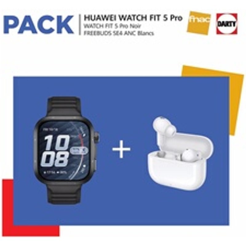 Huawei WATCH FIT 5 PRO BLACK + FREEBUDS 4 WHITE FNAC