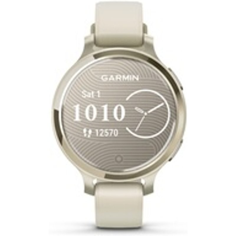 Garmin Lily 2 Active Or Lunaire avec bracelet en silicone Blanc