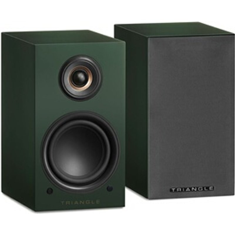 Enceintes connectées Hi-Fi Triangle Elara LN01A Vert Anglais Vendues à la paire