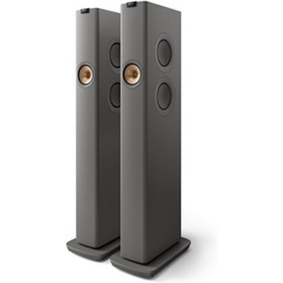 Enceintes connectées Hi-Fi Kef LS60 Wireless Gris Vendues à la paire