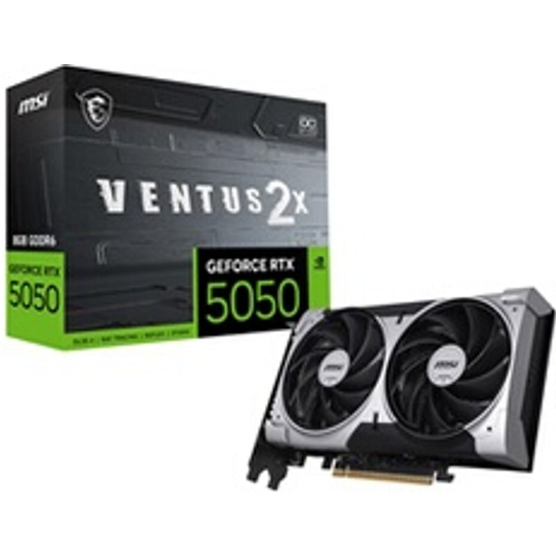 Carte graphique MSI NVIDIA GeForce RTX 5050 8G VENTUS 2X OC blanc