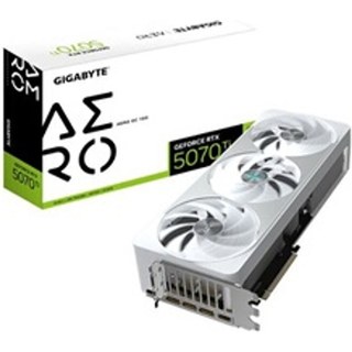 Carte graphique Gigabyte NVIDIA GeForce RTX 5070 Ti AERO OC 16G Blanc