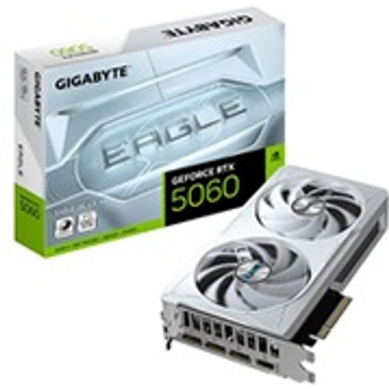 Carte graphique Gigabyte NVIDIA GeForce RTX 5060 8G EAGLE OC ICE Blanc