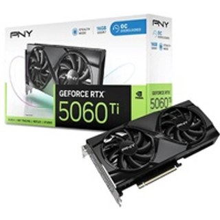 Carte graphique PNY NVIDIA GeForce RTX 5060 Ti 16 Go Overclocked Dual Fan DLSS 4