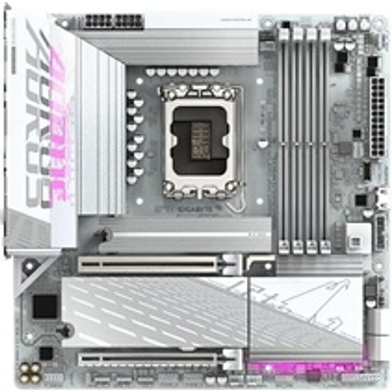 Carte mère Gigabyte AORUS B860M ELITE WIFI6E ICE micro ATX Socket LGA1851 Chipset AMD B850