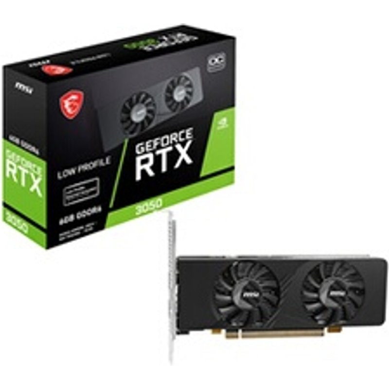 Carte graphique MSI NVIDIA GeForce RTX 3050 LP E 6G OC