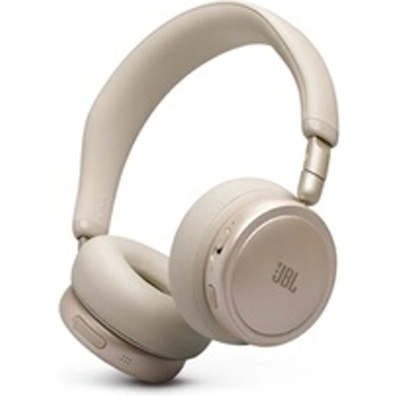 Casque arceau supra-aural avec et sans fil Bluetooth JBL Live 680NC avec réduction de bruit Beige