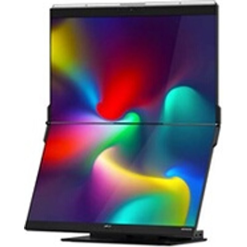 Écran PC Mobile Pixels Geminos deux écrans superposés de 24" 1080P FHD Noir