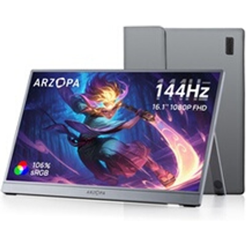 Écran PC gaming portable Arzopa Z1FC 16,1" Full HD Gris