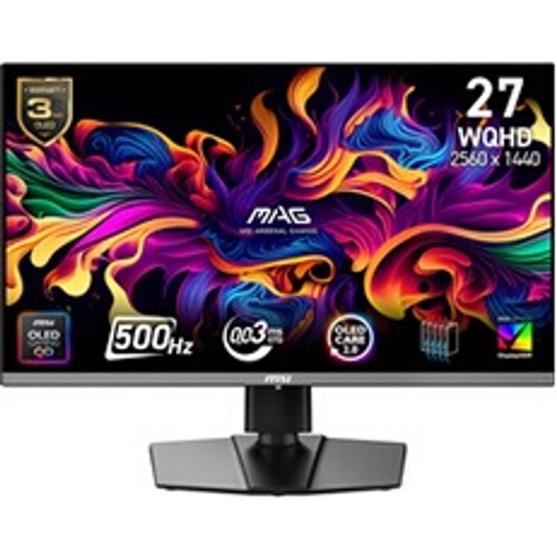 Écran PC gaming MSI MAG 272QP QD-OLED X50 27" 500 Hz WQHD