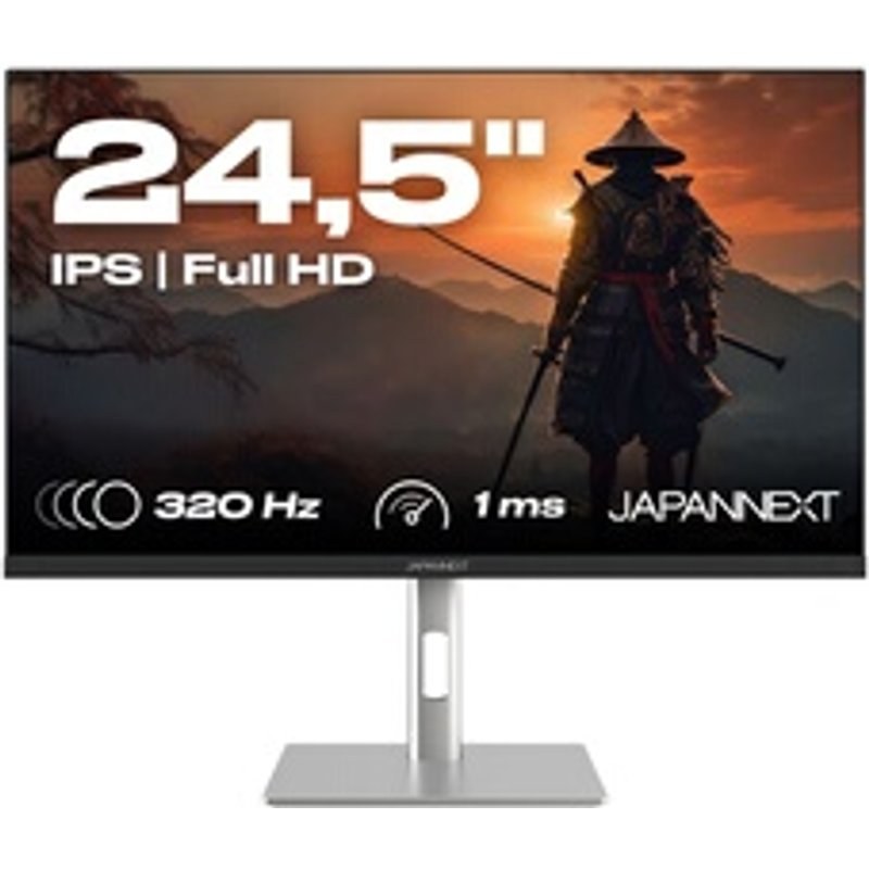 Écran PC gaming Japannext JN-IPS245G320F-HSP 24,5" 320 Hz Full HD Argent et Noir