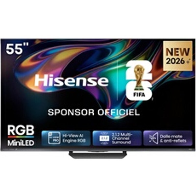 Hisense RGB Mini LED 4K 55UR8S 139 cm 2026