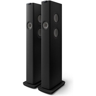 Enceintes connectées Hi-Fi KEF LS60 Wireless Noir vendues à la paire