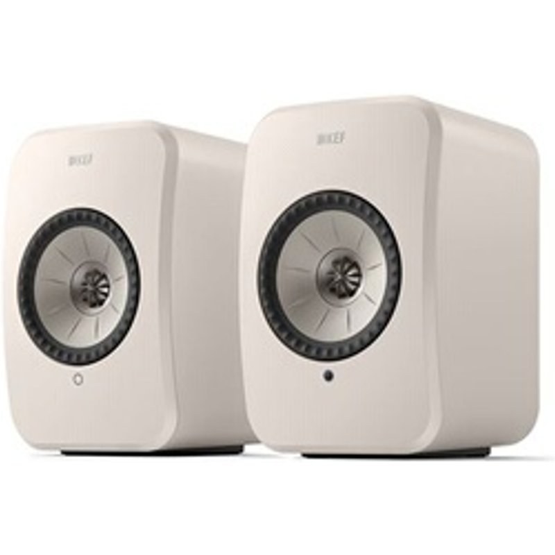 Enceintes connectées Hi-Fi KEF LSX 2 LT Blanc Galet vendues par paire